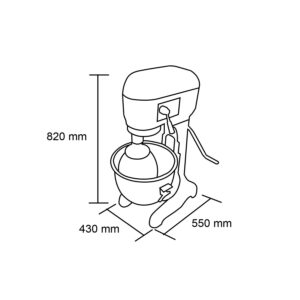 Batidora Sinmag 20 Lts. - Imagen 3