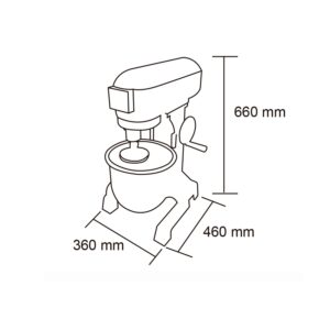 Batidora 10 Lts. - Imagen 3
