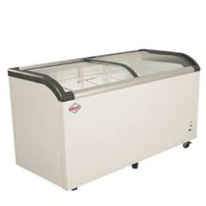 Congeladora Isla Tapa de Vidrio Curvo 520 Lts.