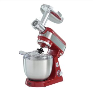 Batidora Roja Lorenzza 5 Lts. + Molino De Carne - Imagen 2