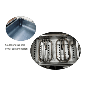 La Plancha Churrasquera a Gas 1 M. x 60 cm. - Imagen 2