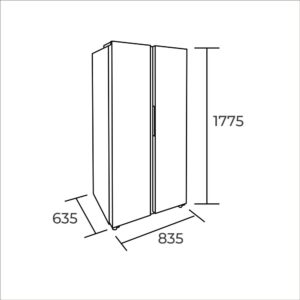 Refrigerador Side By Side 442 Lts. - Imagen 5