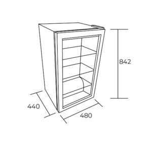 Frigobar 67 Lts. - Imagen 2