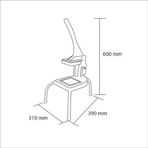 Picadora De Papas y Cebollas Cuchillo De 10×10 mm. - Imagen 2