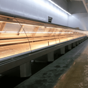 Vitrina Carnicera Cisne 2000 Cristal Curvo