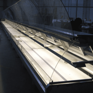 Vitrina Carnicera Cisne 2000 Cristal Curvo - Imagen 3