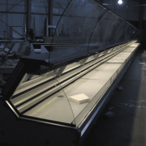 Vitrina Carnicera Cisne 2000 Cristal Curvo - Imagen 2