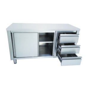 Mesón cerrado 3 cajones 1500 mm. - Imagen 3